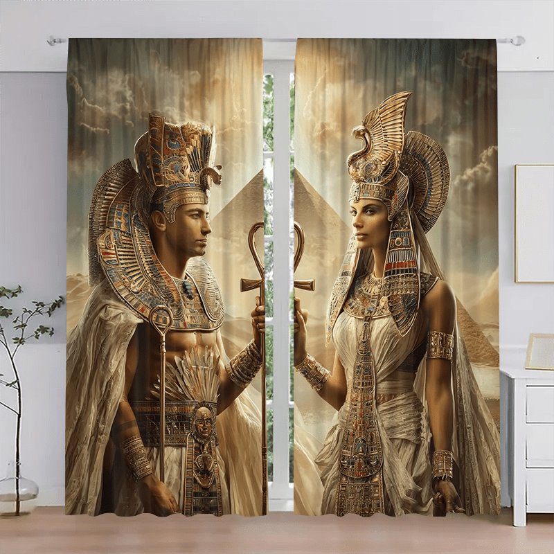 Cortinas Rei e Rainha do Egito - Home Decor Egypt avaliação e preço