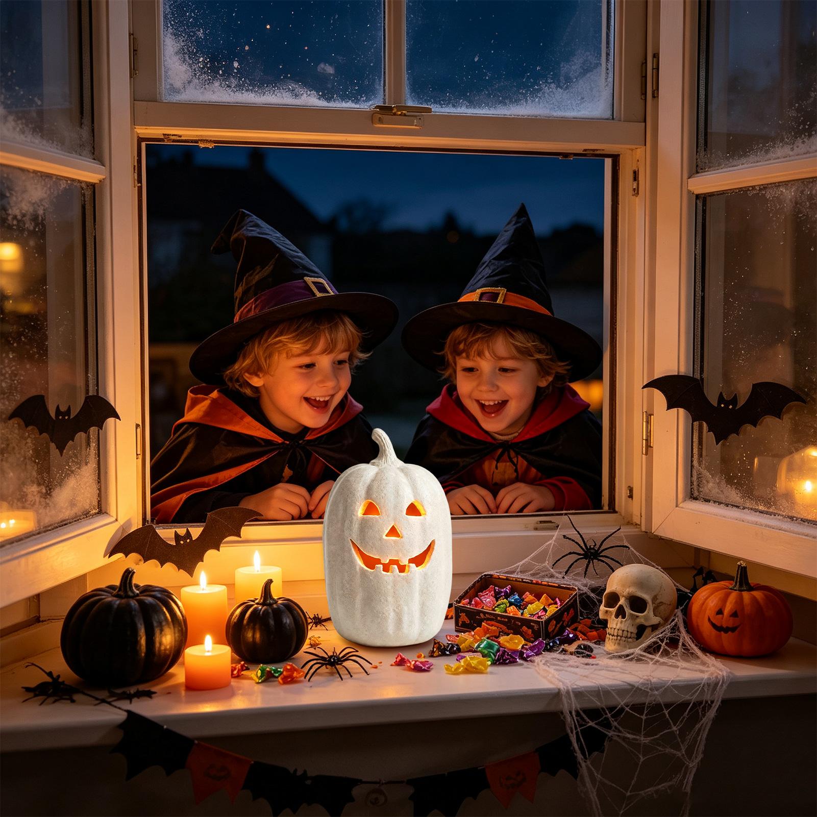 Decoração de Abóbora de Hallow - Home Decor Halloween avaliação e preço