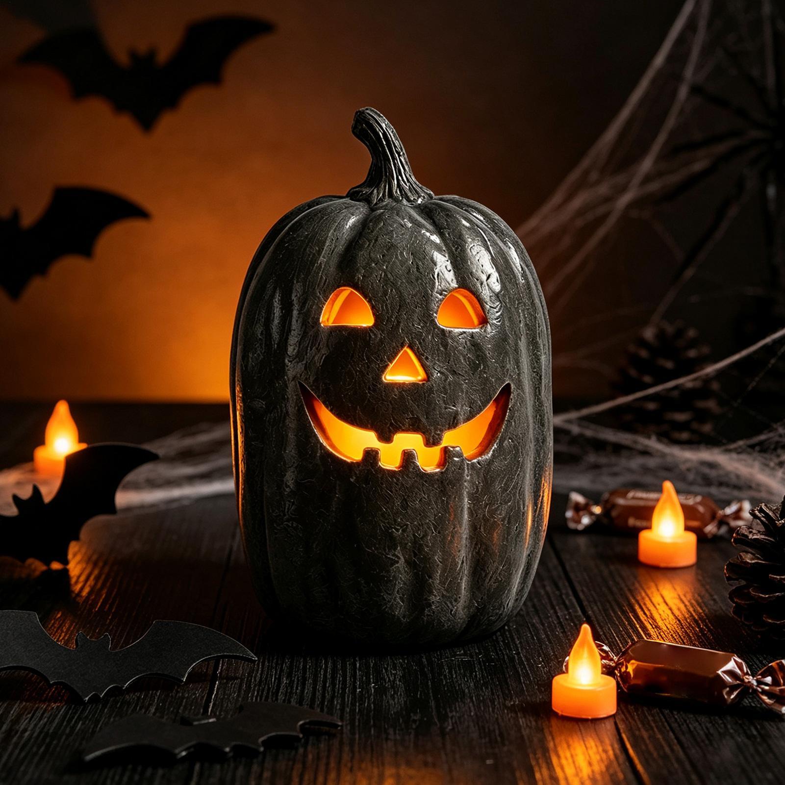 Decoração de Abóbora de Hallow - Home Decor Halloween avaliação e preço